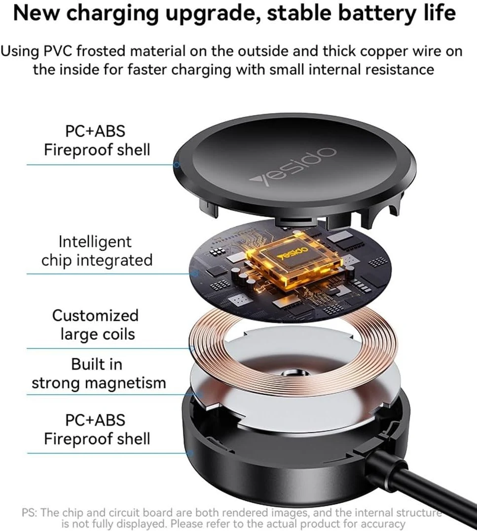 PC+ABS shell, intelligent chip, large coils and strong magnetism