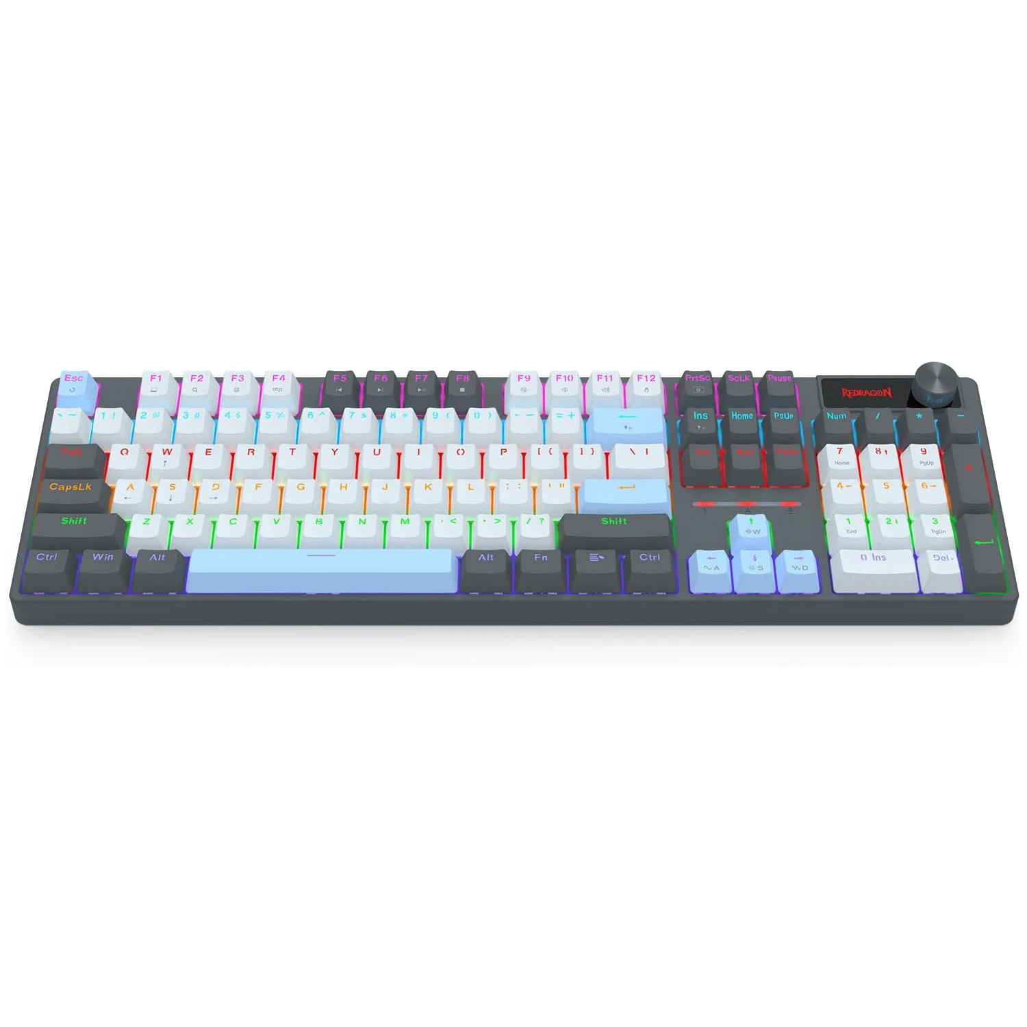 Redragon K718 Mechanical Wired Rainbow Gaming Keyboard