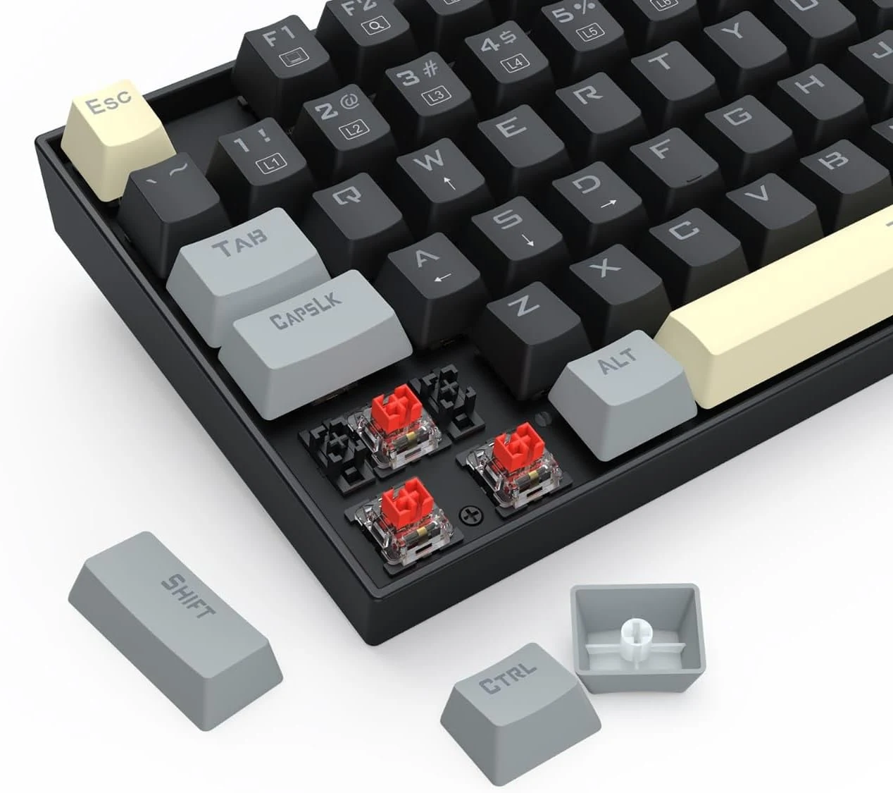 Redragon K552 LGY-R Red mechanical switches