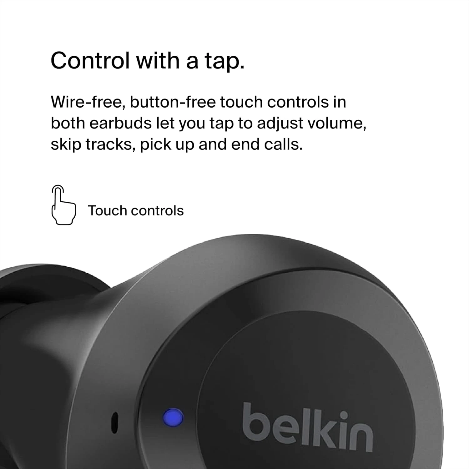 Belkin SoundForm Bolt True Wireless Earbuds - Black