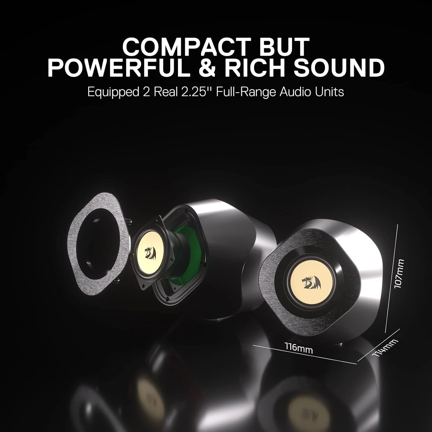 Redragon GS590 Wireless PC RGB Gaming Speaker