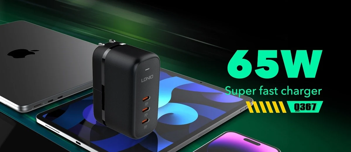 LDNIO Q367 GaN Supper Fast Charger 65W