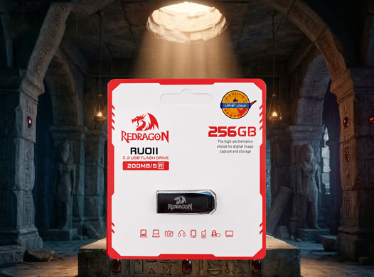 Redragon RU011 256GB USB 3.2 Flash Drive closing visual
