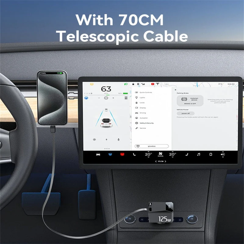 YESIDO Y71 retractable cable charger