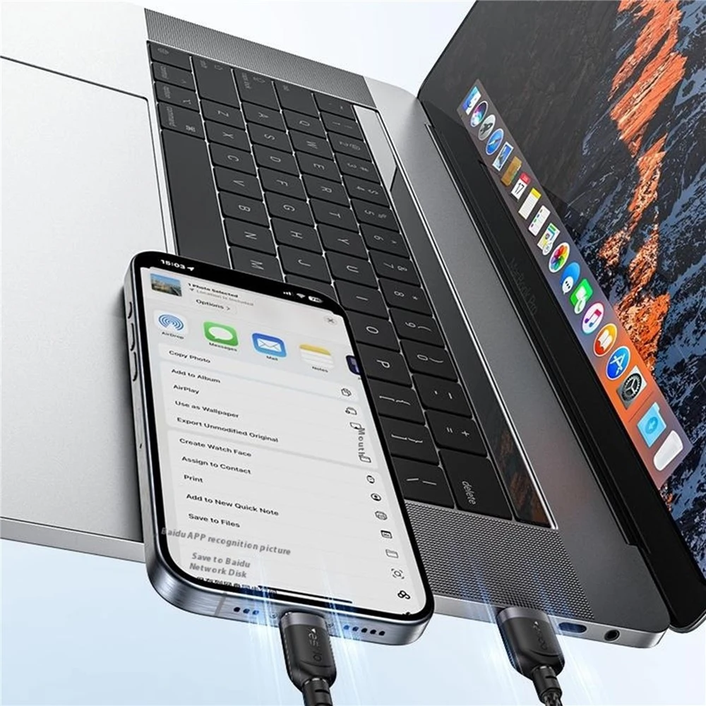 Yesido CA133C USB To Type-C Braided Wire Charging Data Cable - 2M