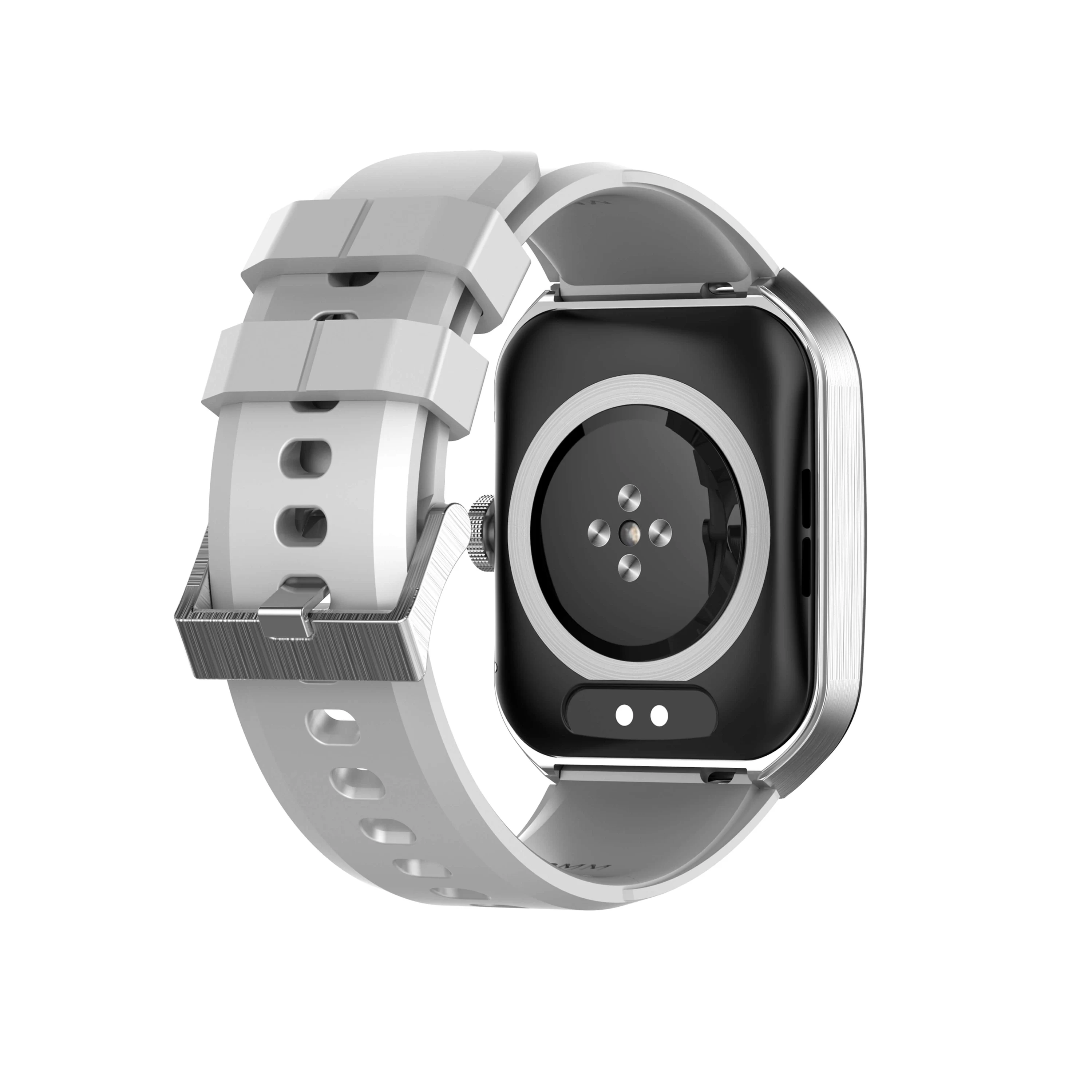 LDNIO SW04 Silver Square Smartwatch Design