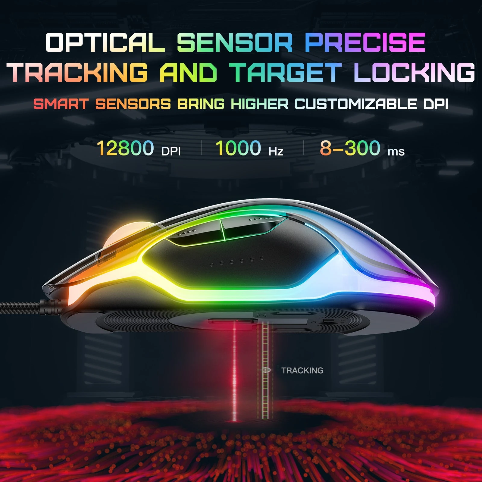 ONIKUMA CW925 RGB Wired Gaming Mouse