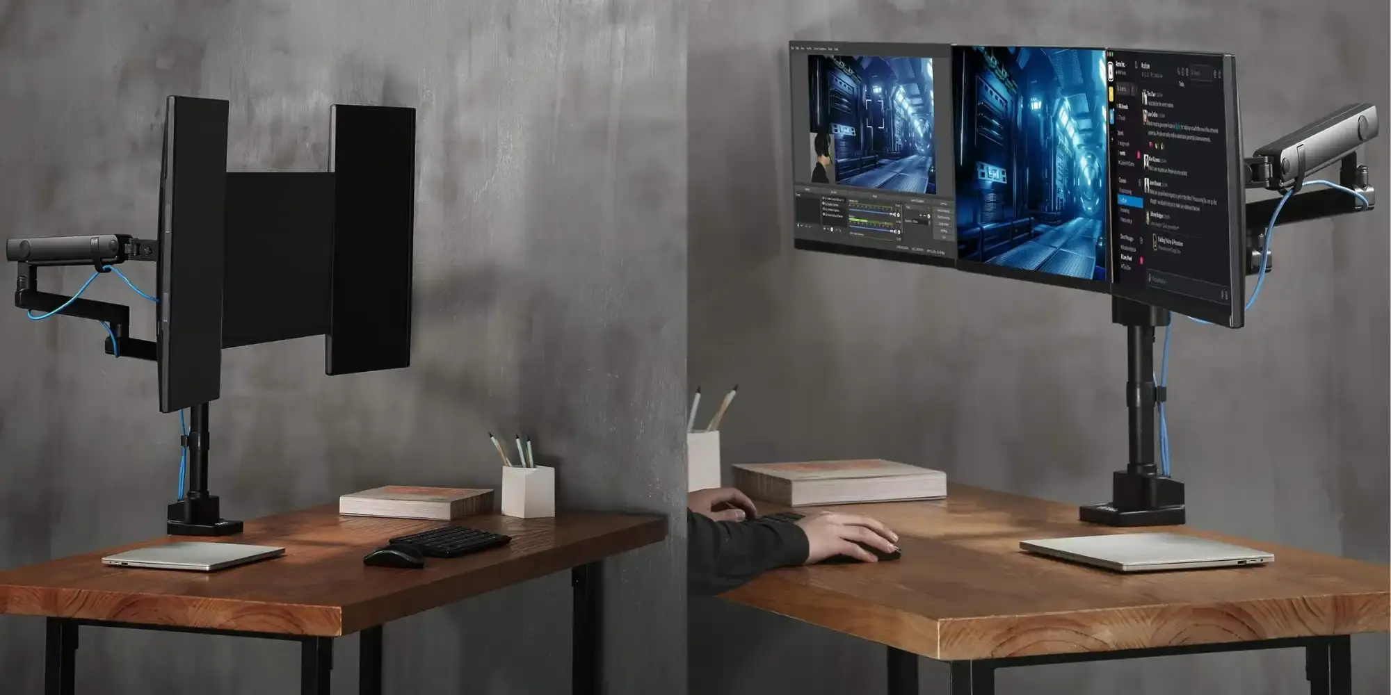 Sades Hydra SA-MS03 Triple Monitor Arm