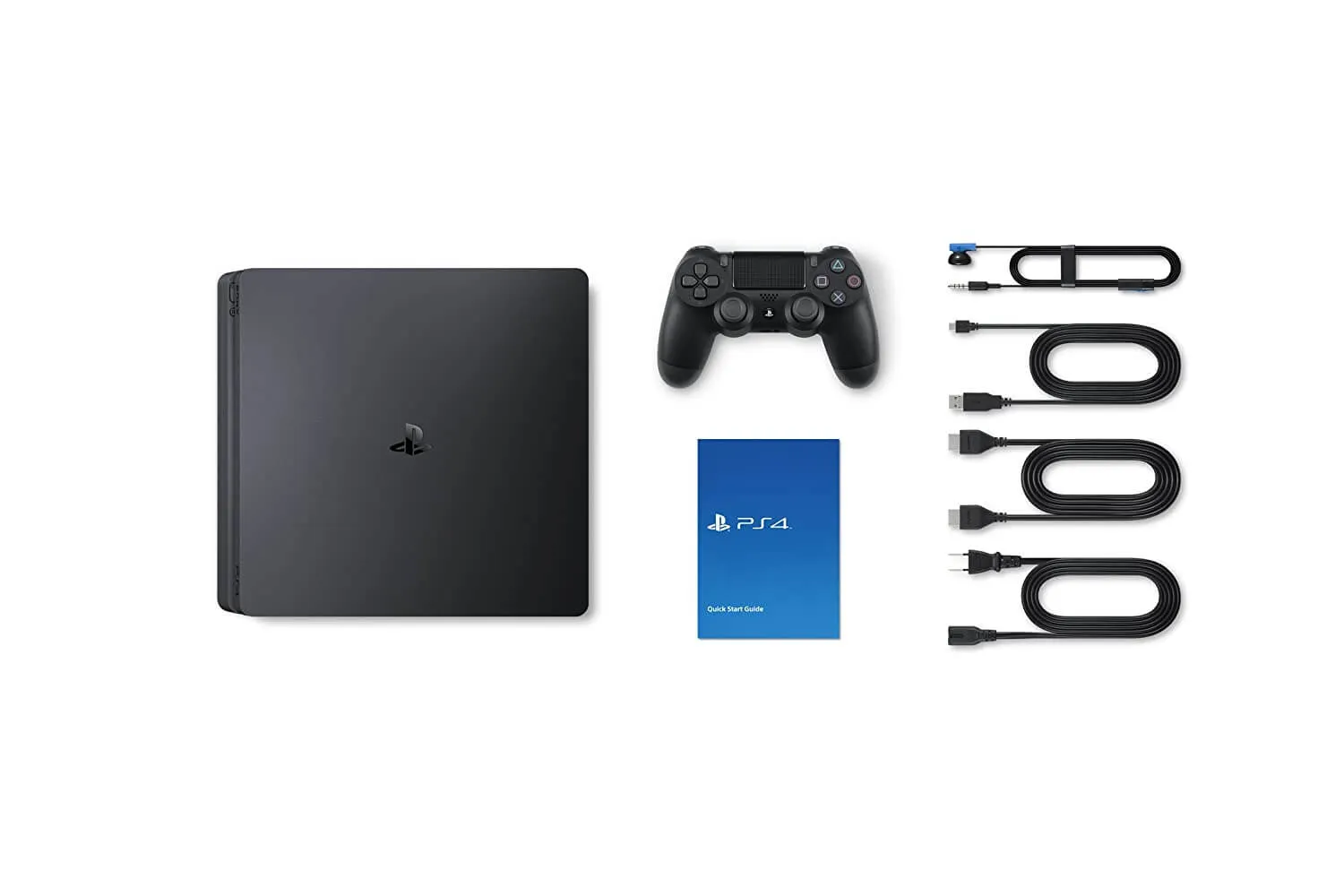 Playstation 4 Slim 500 GB Console Bundle (3 Games & 3 Months PS Plus) 
