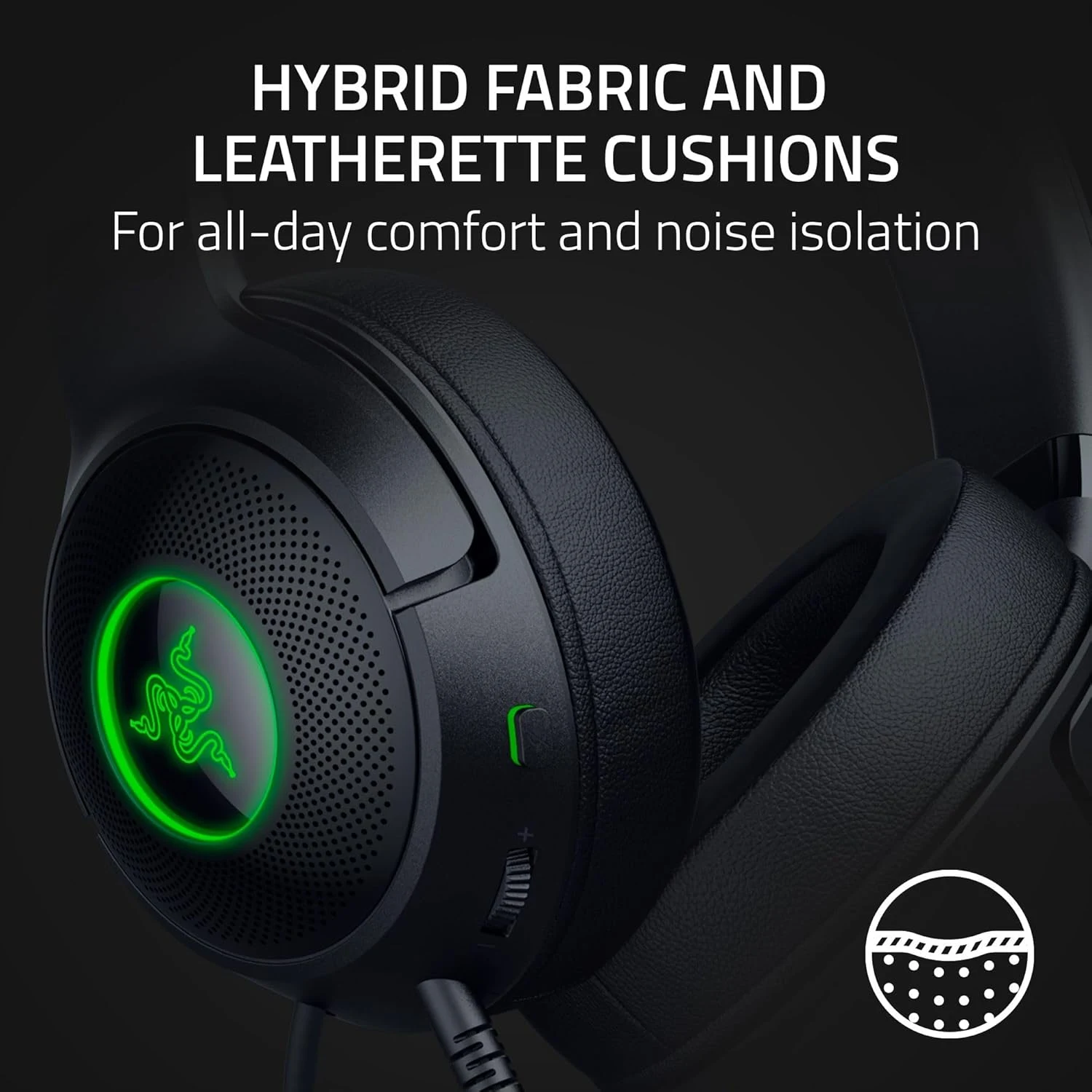 Razer Kraken Kitty V2 Wired RGB Gaming Headset - Black - Open Sealed