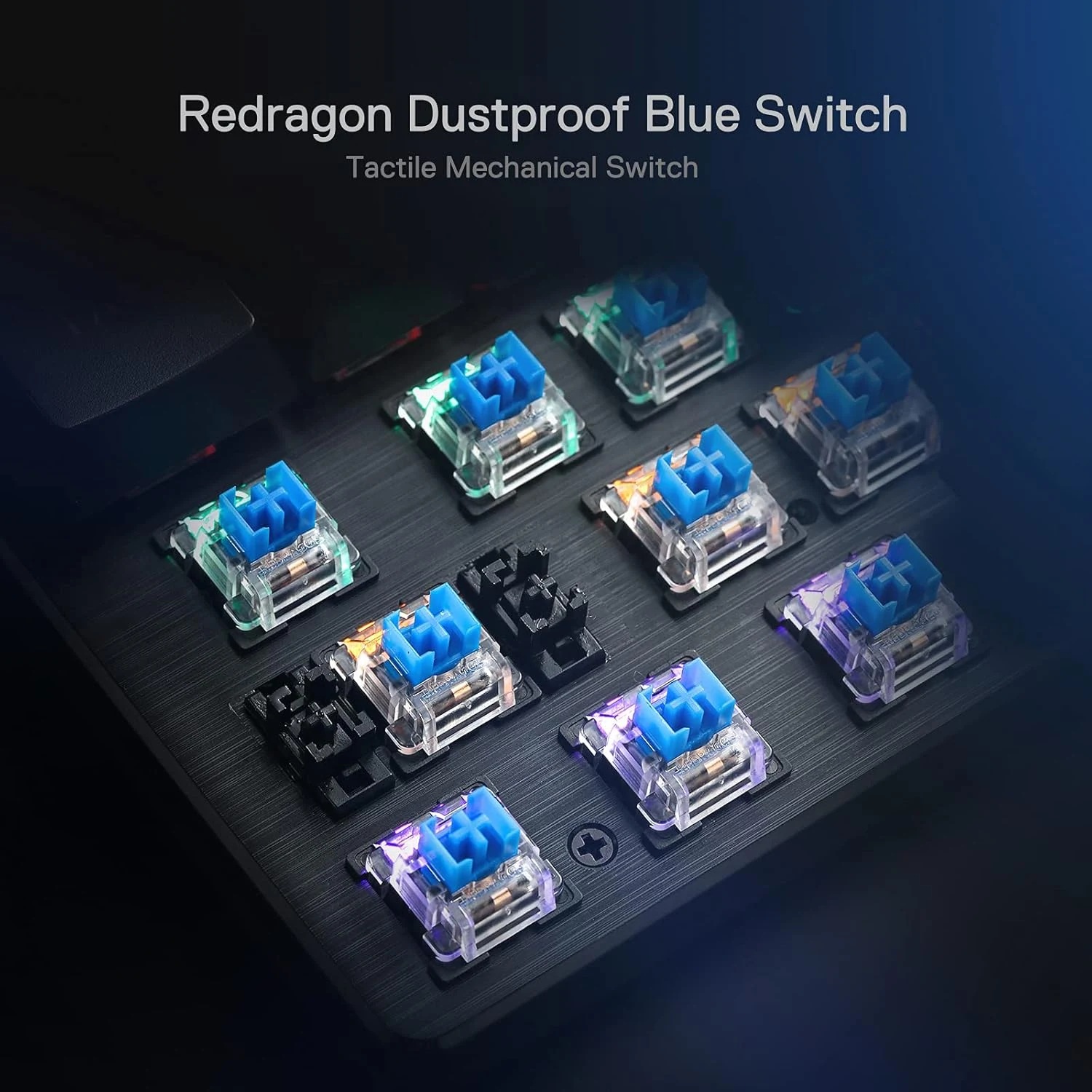 Redragon K608 Blue Mechanical Switches