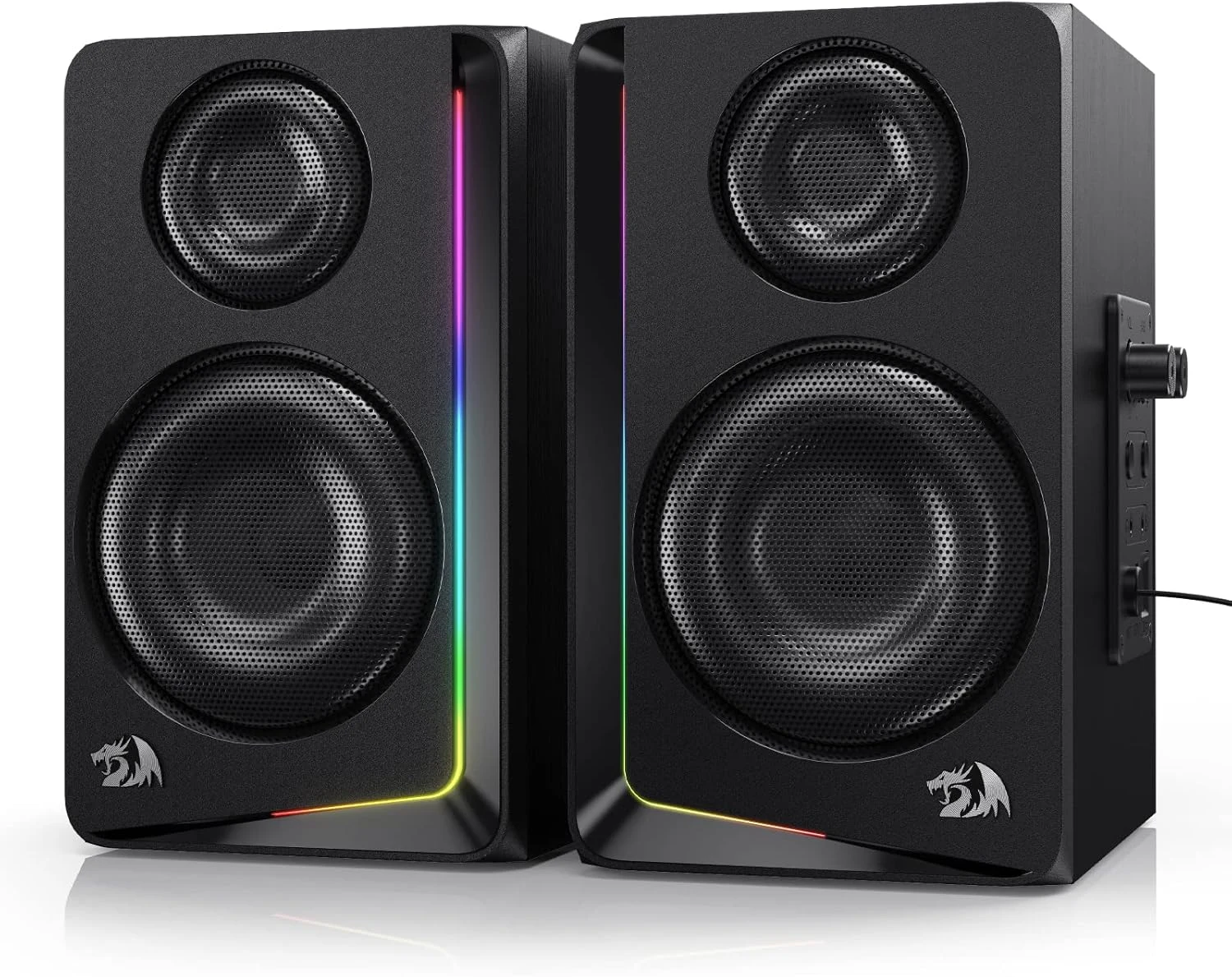 Redragon GS812 Wireless RGB Wooden PC Gaming Speaker