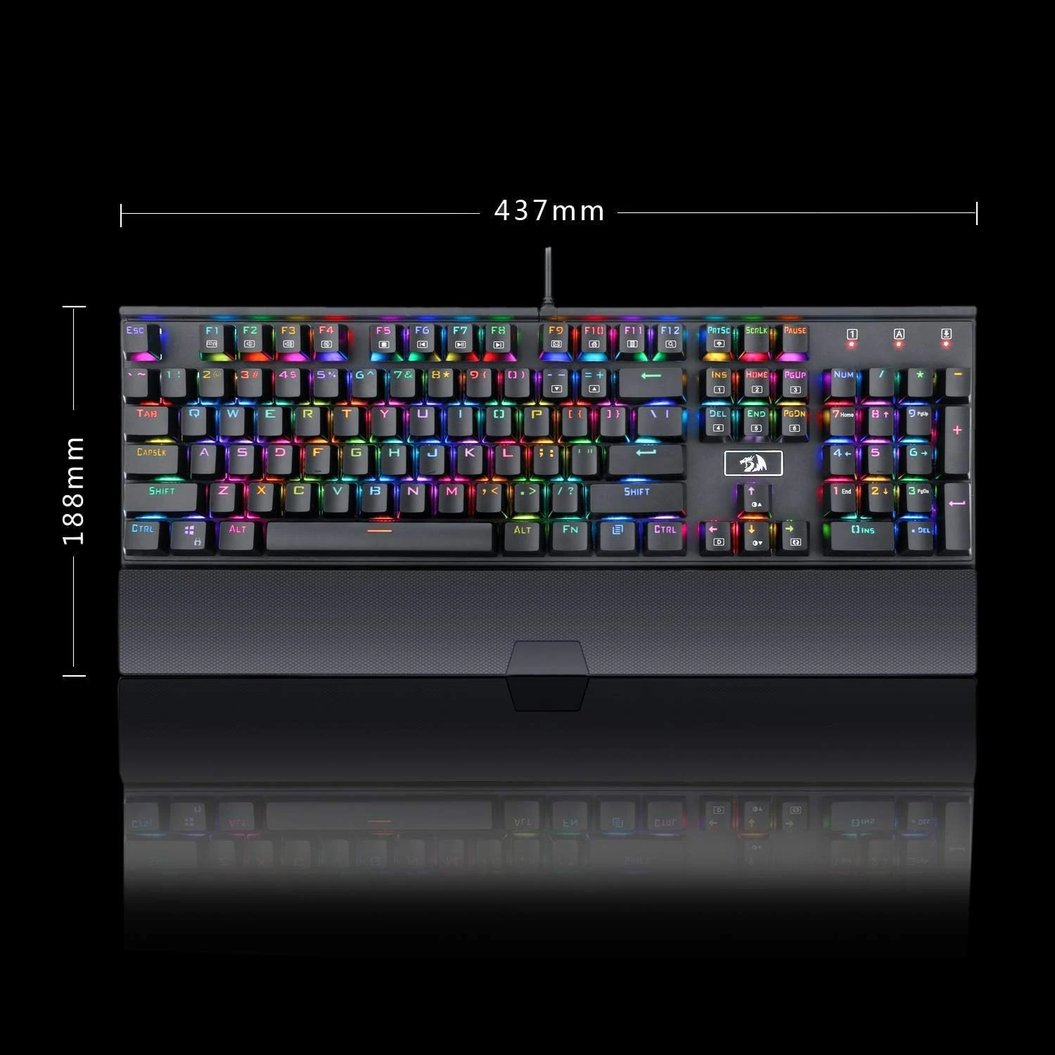 Redragon k567 Wired Mechanical RGB Gaming Keyboard