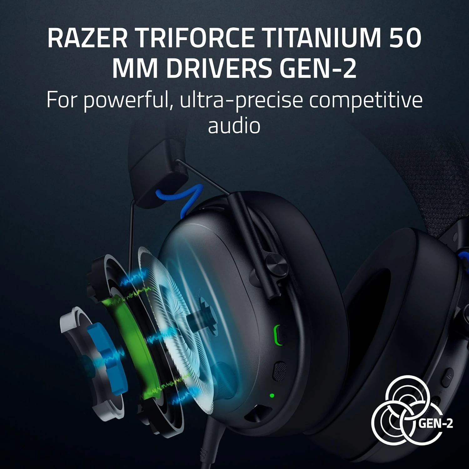 TriForce Titanium 50 mm Drivers Gen-2