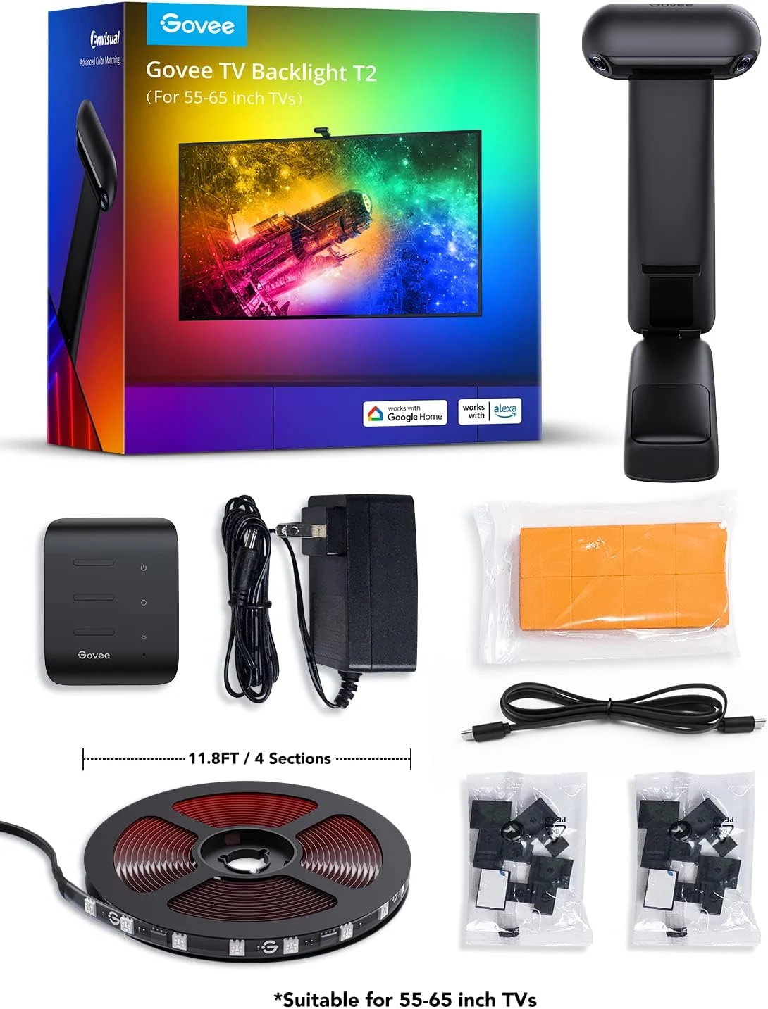 Govee H605C Envisual TV Backlight T2 for 55-65 inch TVs
