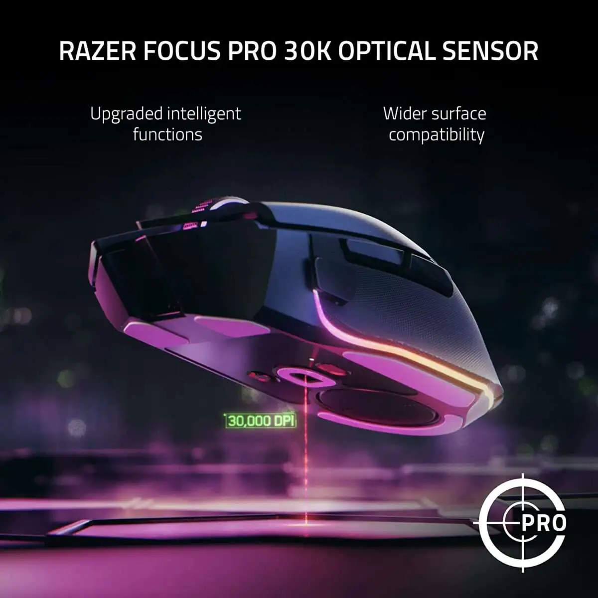 Razer Basilisk V3 Pro RGB wireless Gaming Mouse - White - Open Sealed