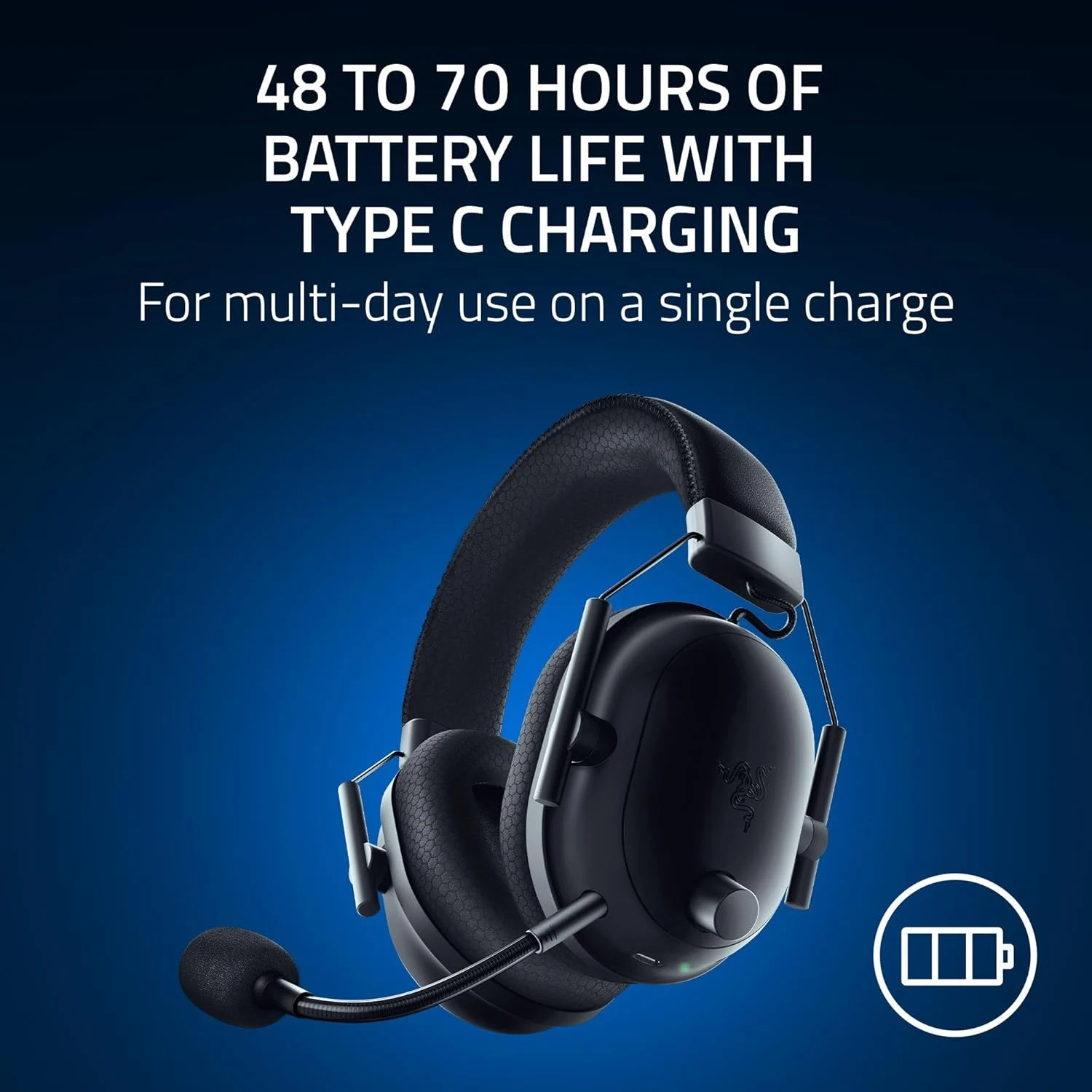 Razer BlackShark V2 Pro PS-Licensed Wireless Headset - Black