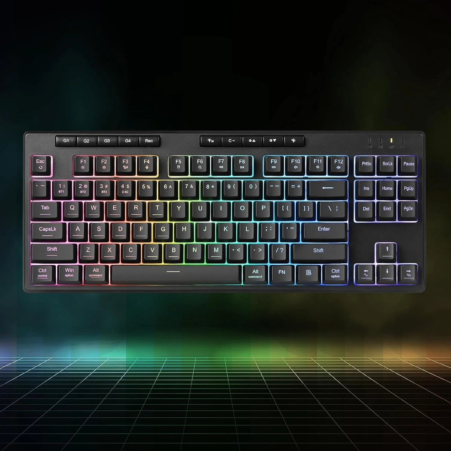 Redragon SHIVA K516 PRO TKL Wireless 3-Mode Membrane Gaming Keyboard