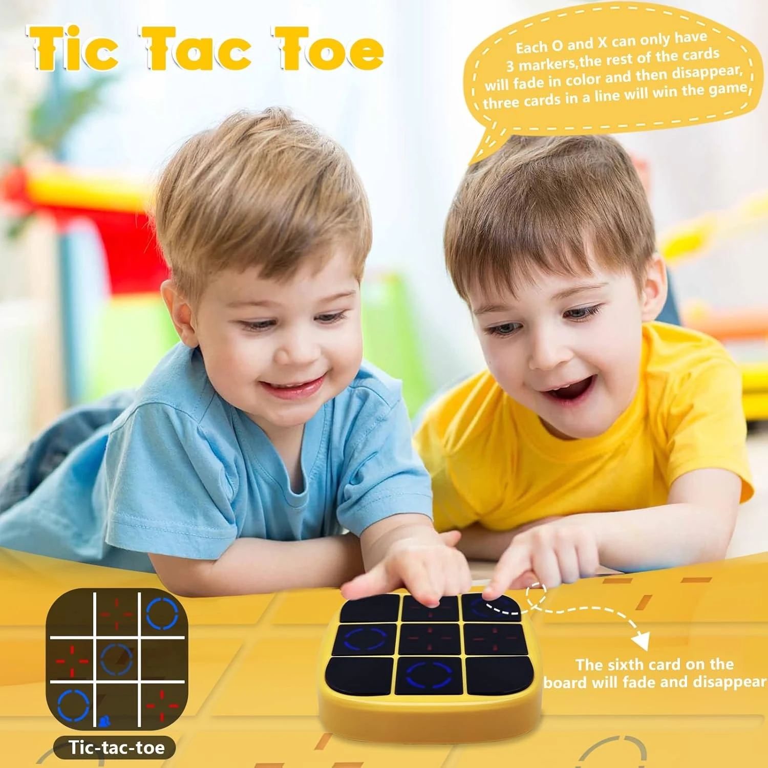 Electronic Tic Tac Toe X-O gameplay toy