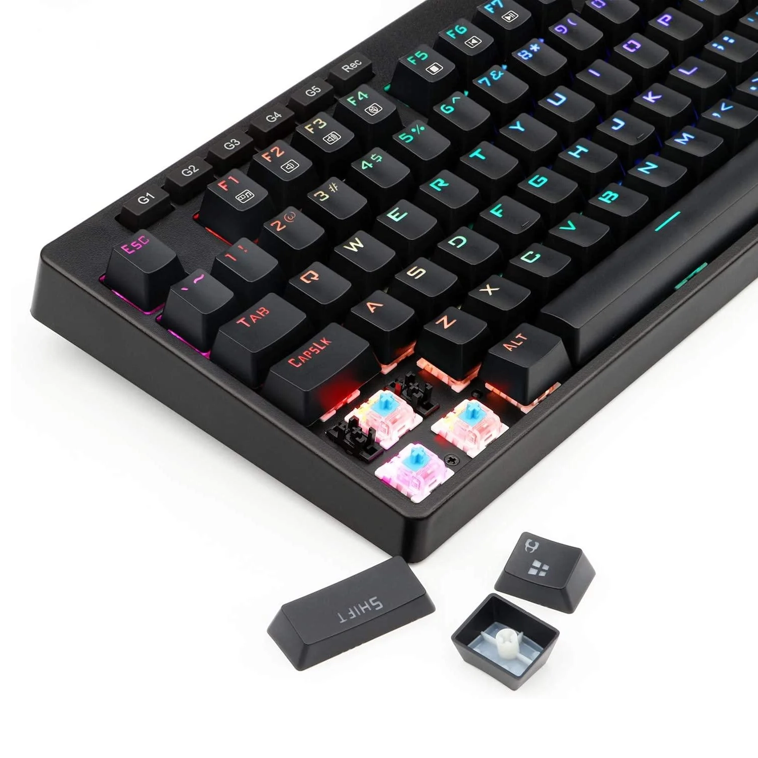 Redragon K579 Wired Mechanical RGB Gaming Keyboard - Black