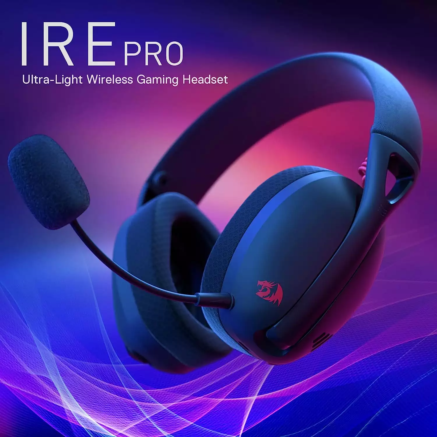 Redragon H848 IRE Pro Tri-Mode Wireless Gaming Headset - Black