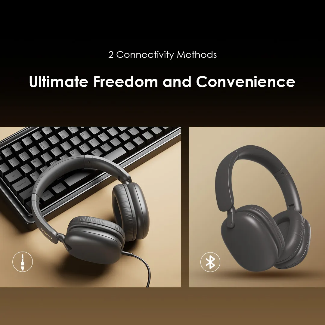 Oraimo BoomPop Lite OHP-317 Wireless Headphones - Black