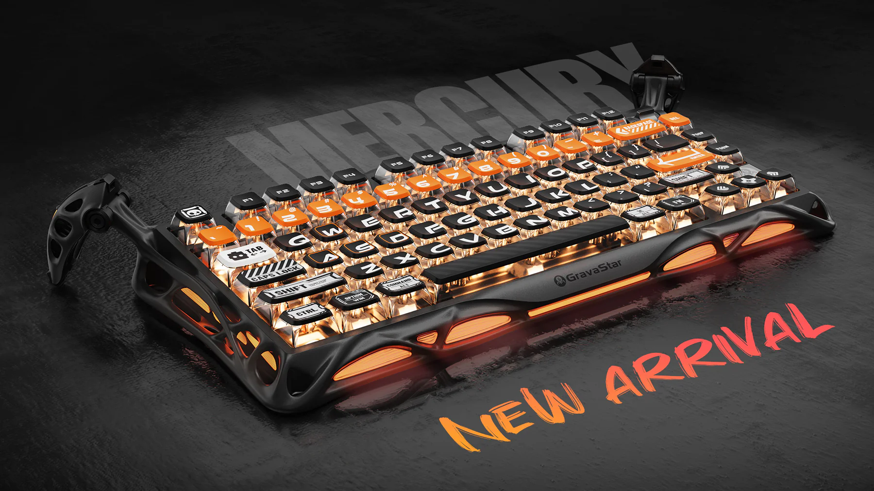 GravaStar Mercury K1 Pro - Angle View