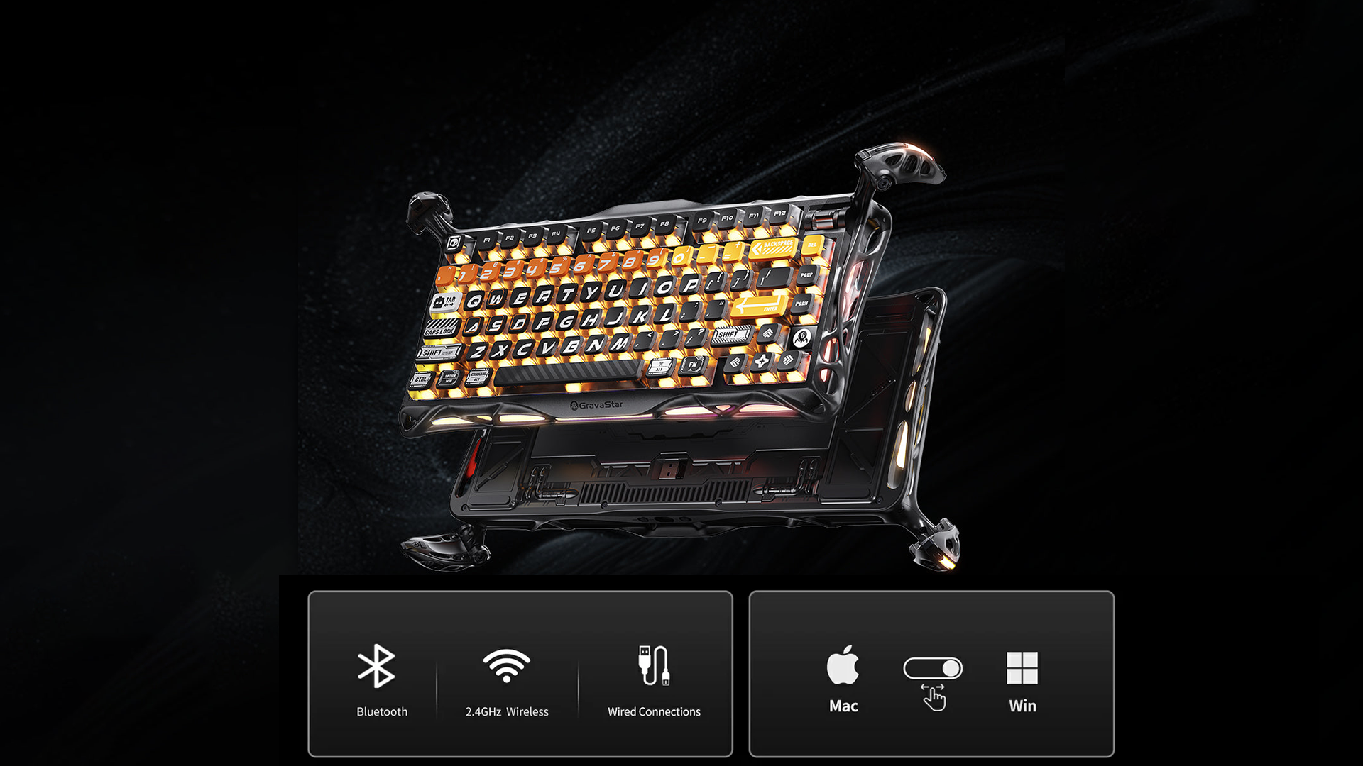 Tri-Mode Connectivity - Mercury K1 Pro