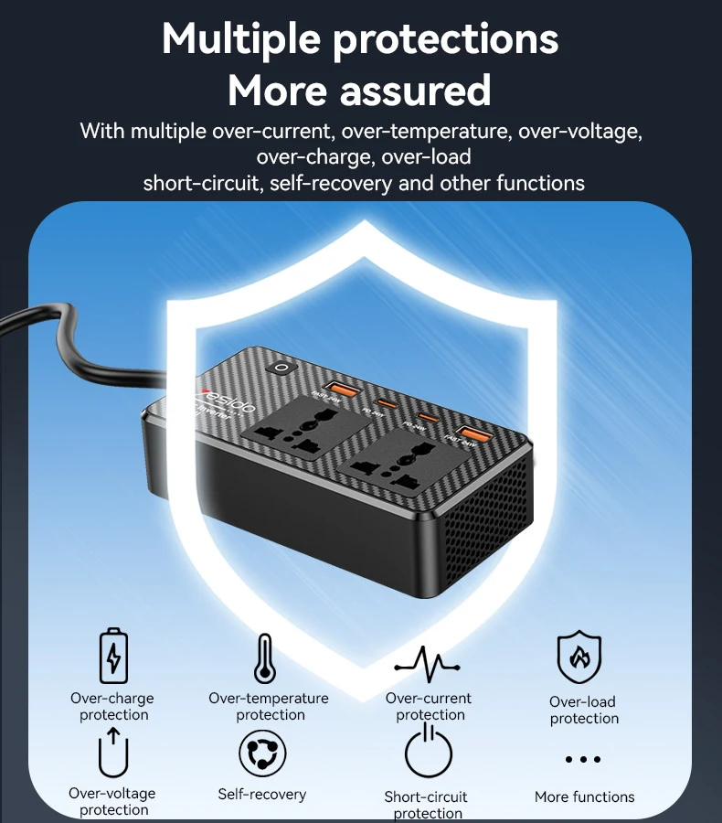 YESIDO VC07 QC PD fast charging