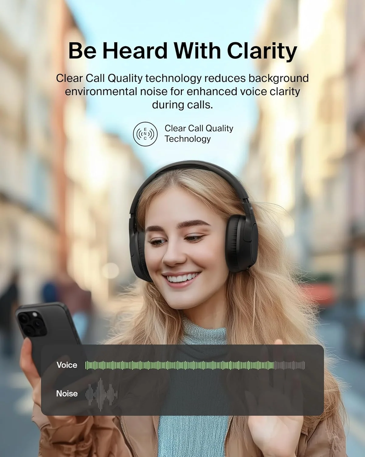 Belkin Soundform Isolate Noise Cancelling Headphones - Black