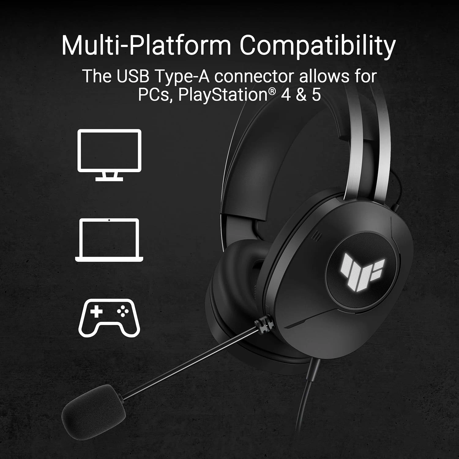 ASUS TUF Gaming H1 Gen II USB gaming headset