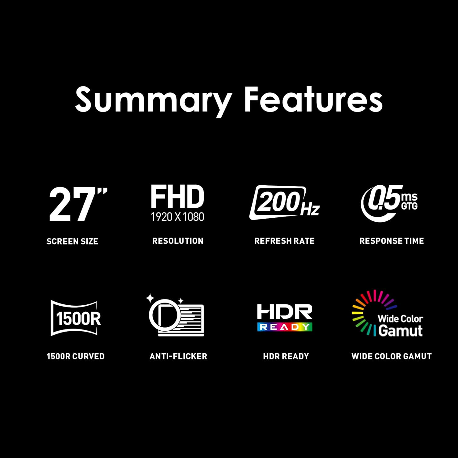 MSI MAG 276CF E20 – 27" FHD 200Hz Rapid VA Curve Gaming Monitor