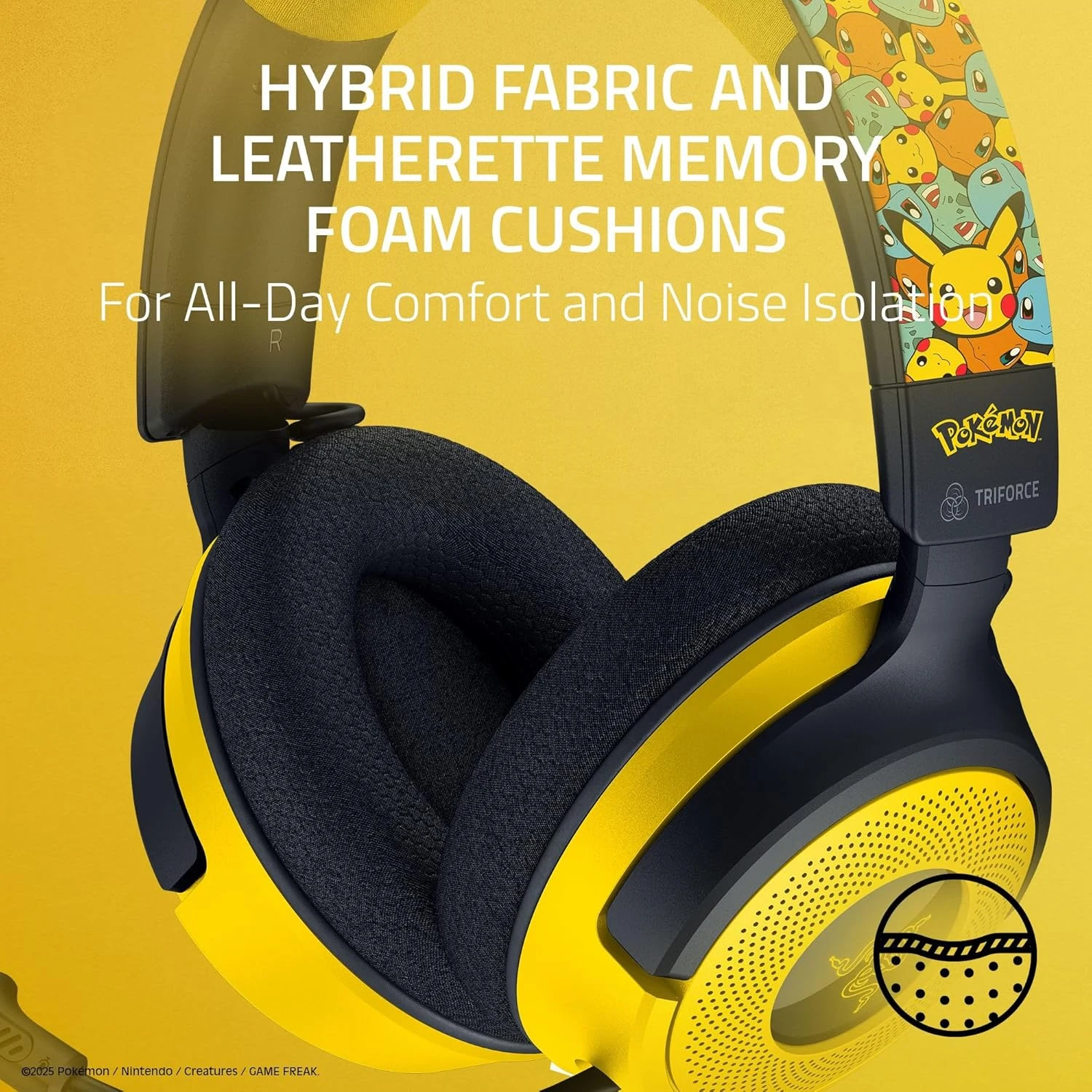 Razer Kraken V4 X - Pokémon Edition Wired Gaming Headset