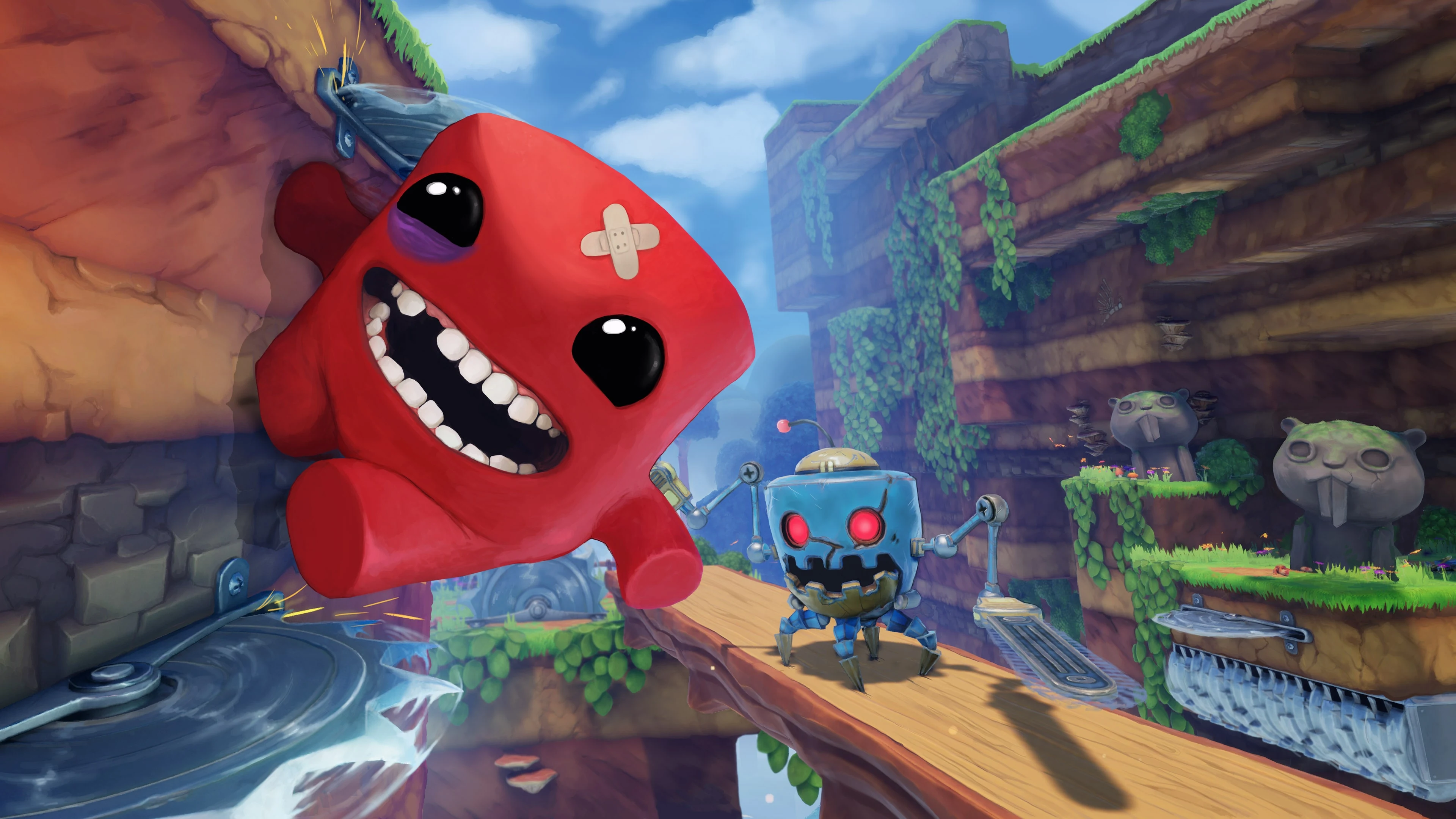 Super Meat Boy 3D PS5 closing visual