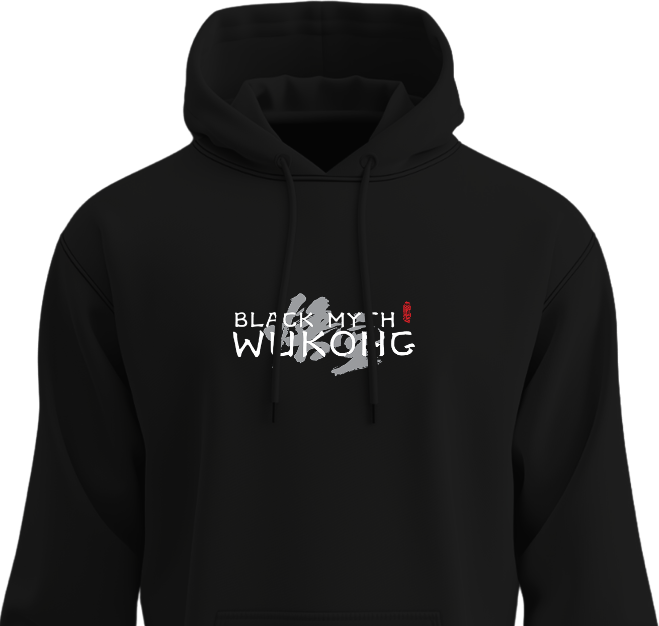 Front logo print - Black Myth hoodie