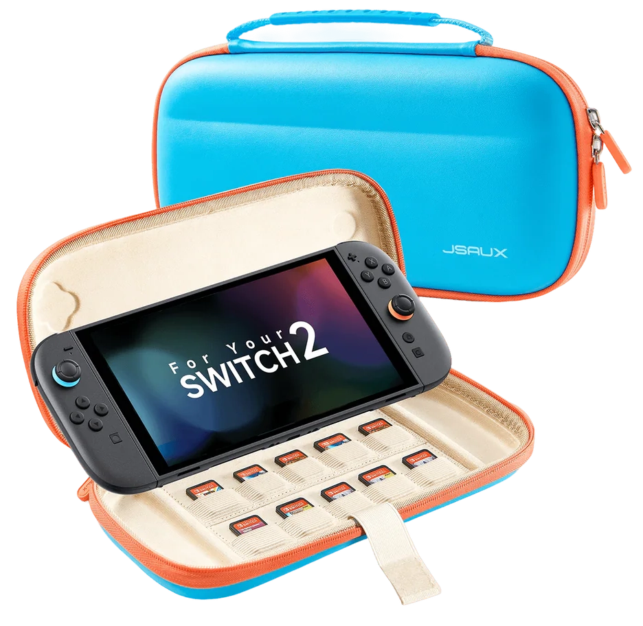 JSAUX Ultra-Thin Carrying Case for Switch 2 Blue