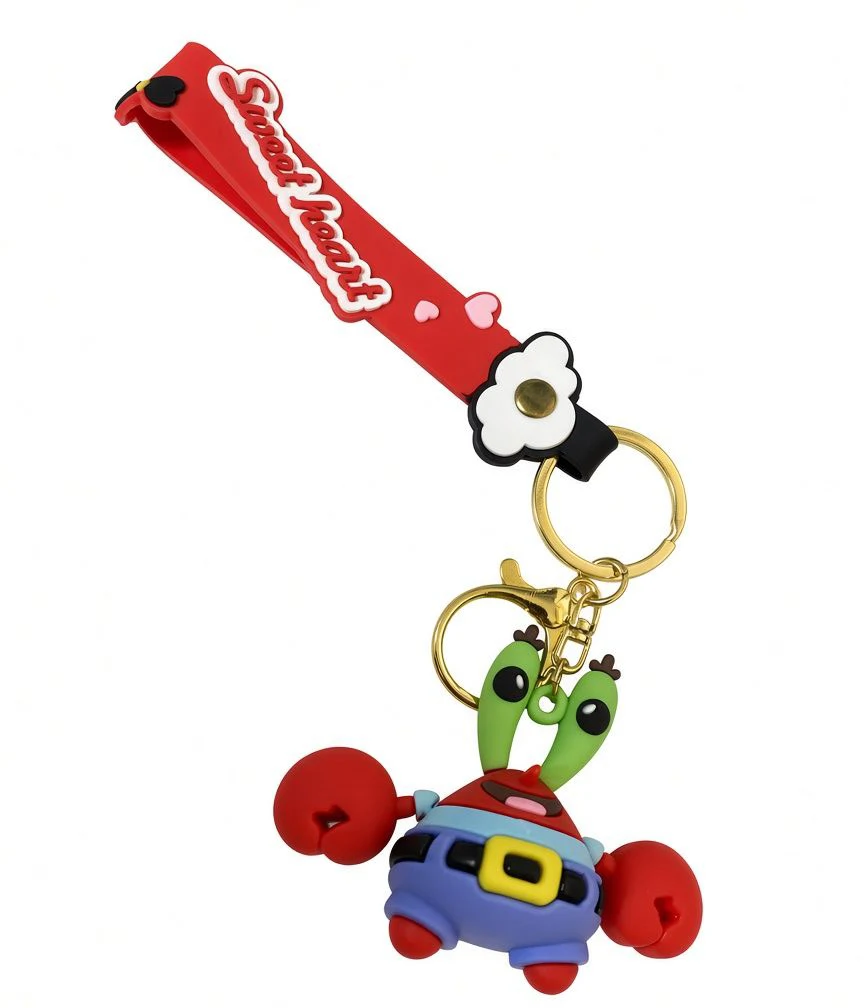 SpongeBob Mr. Krabs Red Strap Keychain