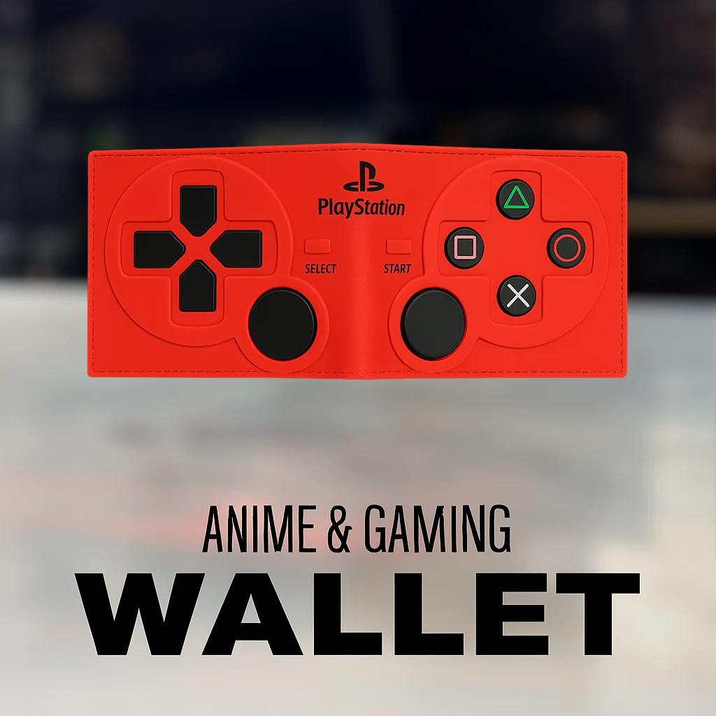 PlayStation Buttons Wallet - Red Details