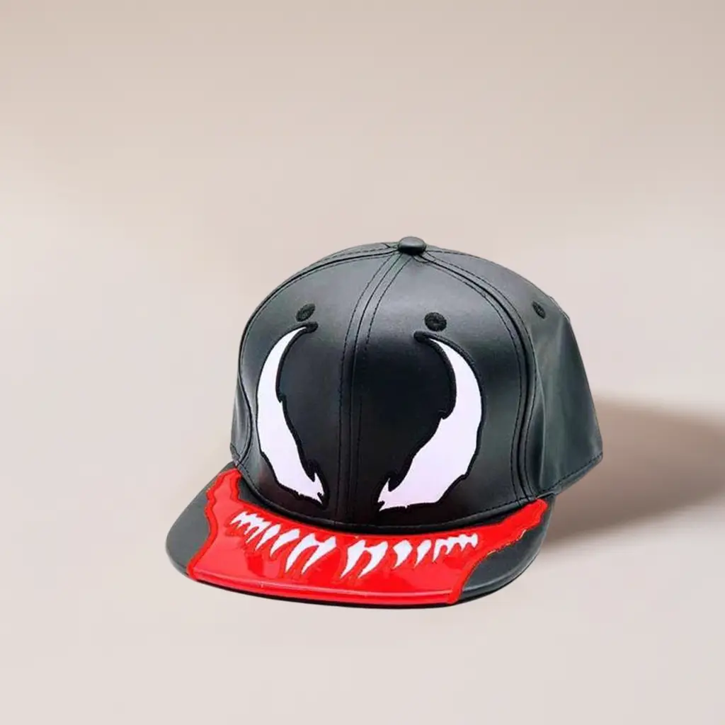 Marvel Venom Leather Cap