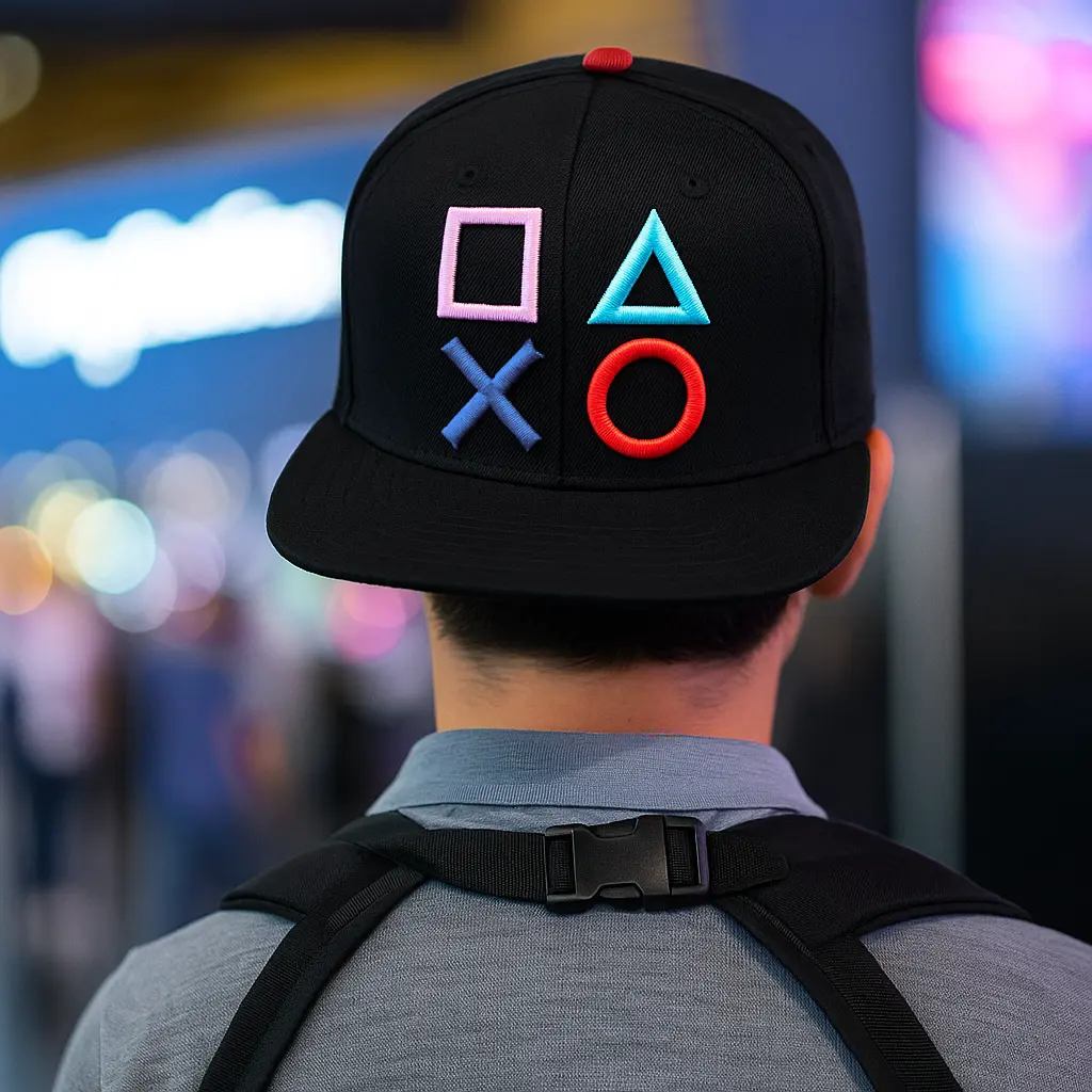 PlayStation Button Snapback Cap
