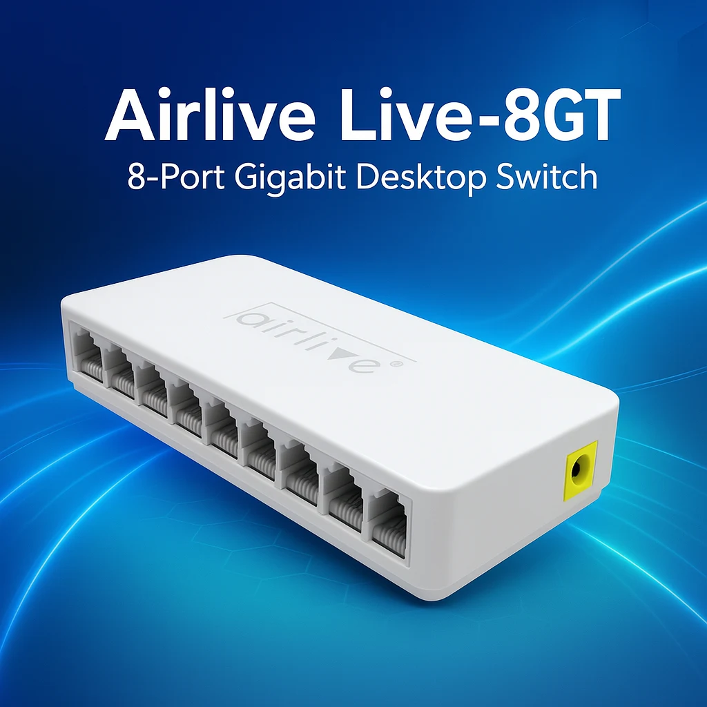 Airlive Live-8GT 8-Port Gigabit Desktop Switch