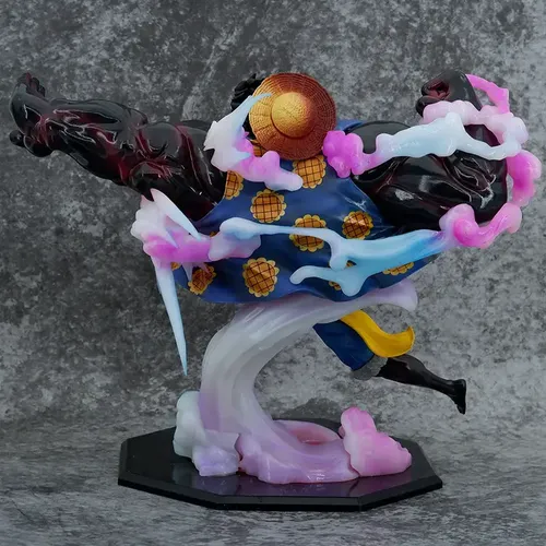 One Piece Luffy Gear 4 Boundman Figure display setup