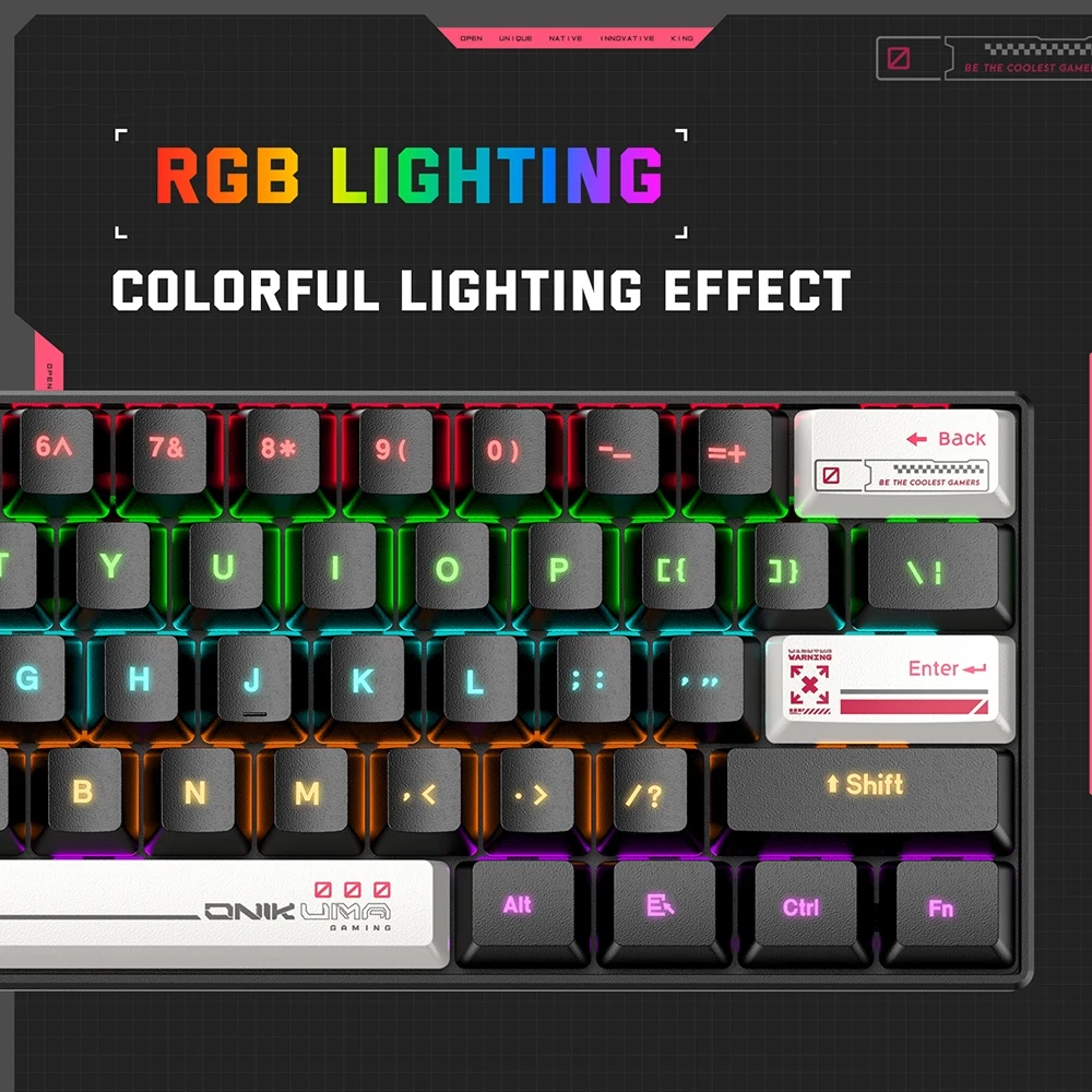 ONIKUMA G55 RGB backlighting