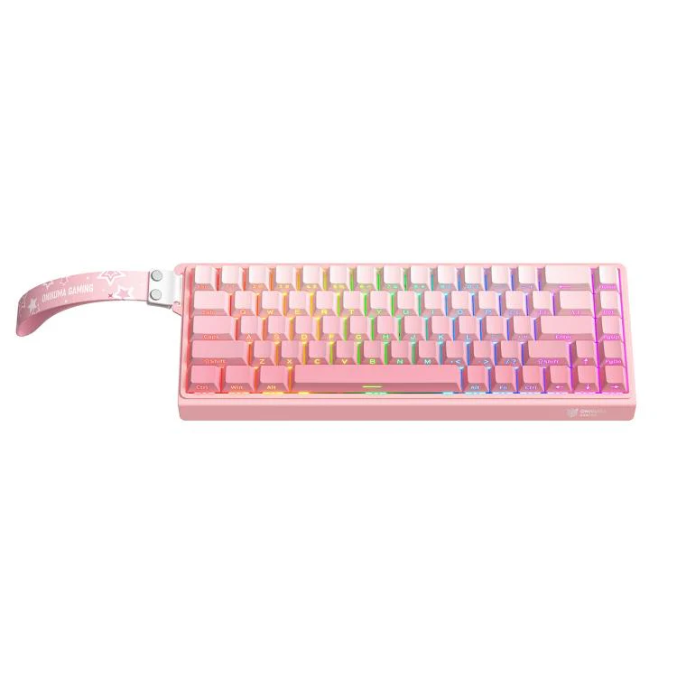 ONIKUMA G69 Pink Magnetic Gaming Keyboard