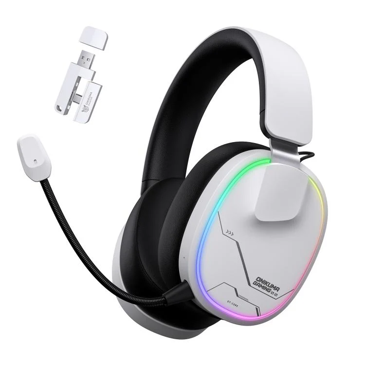 ONIKUMA GT836 White 50mm Driver Gaming Audio