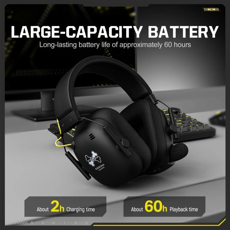 ONIKUMA GT888 1000mAh battery