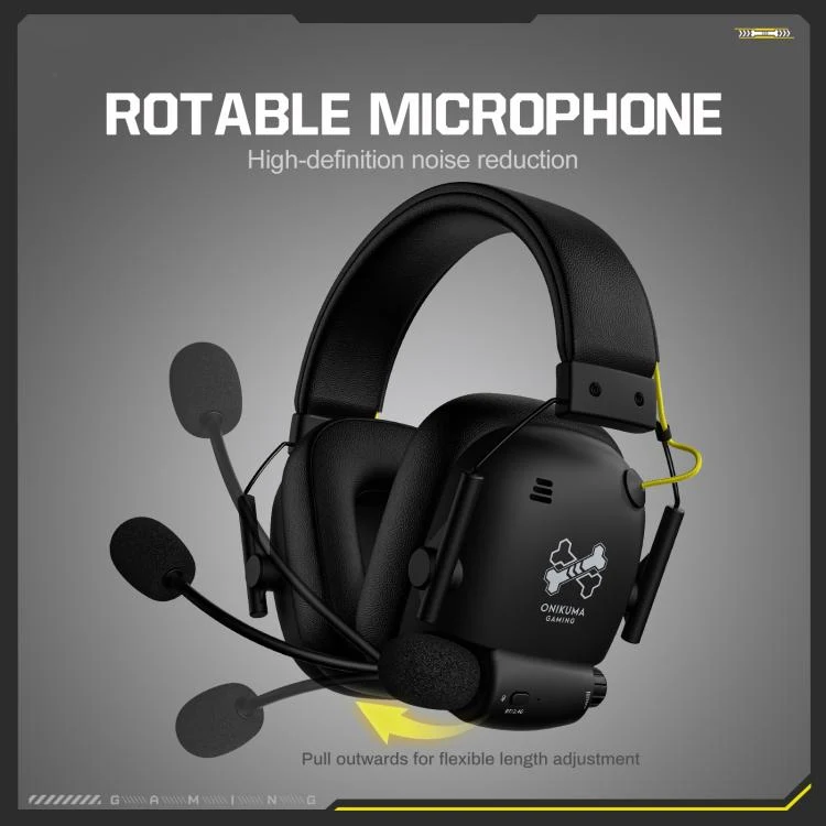 ONIKUMA GT888 rotatable noise-reduction microphone