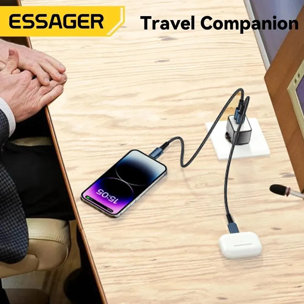 إيساجر شاحن ECT33W - LJB01-Z بقوة 33 وات - اسود