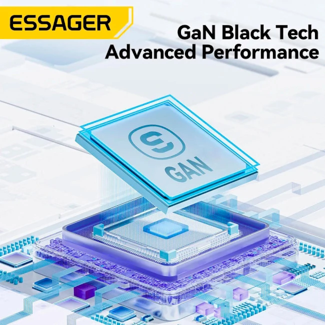 إيساجر شاحن ECT33W - LJB01-Z بقوة 33 وات - اسود