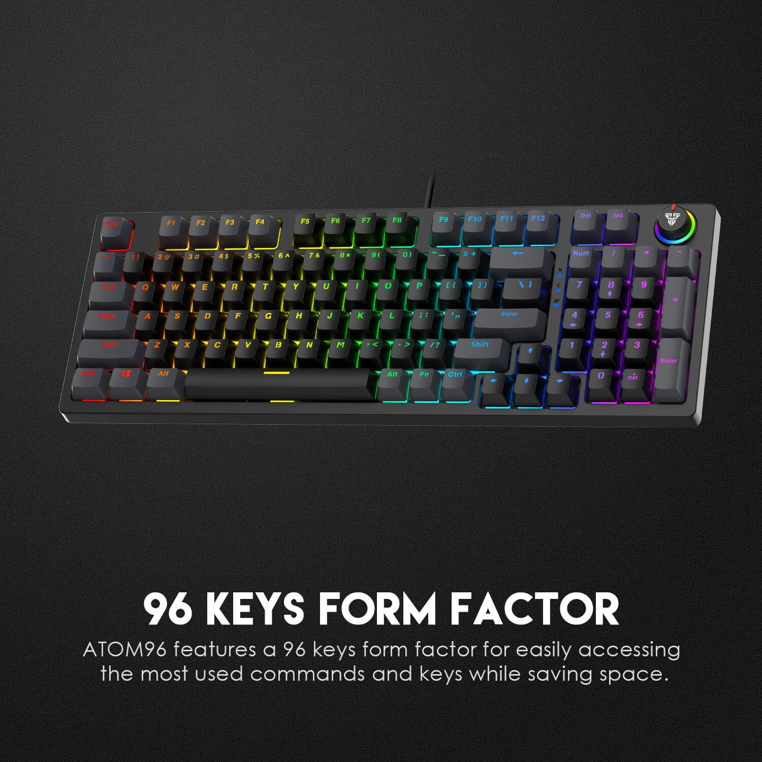 KEYBOARD FANTECH ATOM96 MK890 RGB MECHANICAL